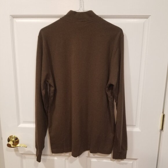 Men's Lands' End Super-T Mock Turtleneck, Size M (38-40), VGUC - EUC - Picture 2 of 8